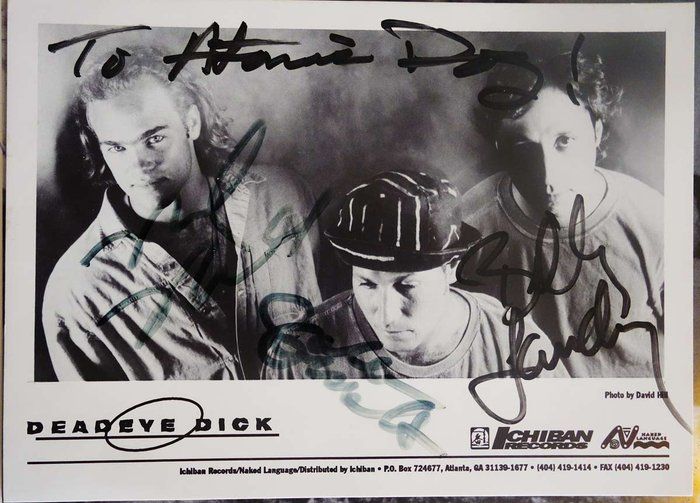 Lot 276: Deadeye Dick band signed photo