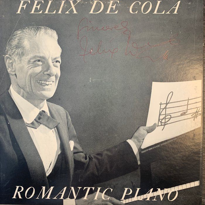 Lot 280: Felix De Cola Romantic Piano signed album