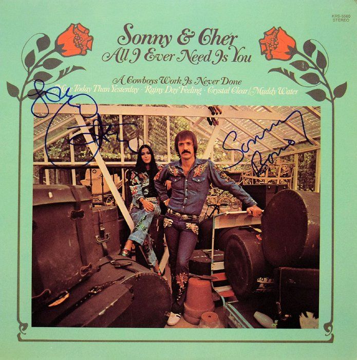 Lot 296: Sonny and Cher signed All I Ever Need Is You album