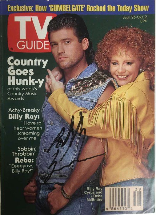 Lot 298: Billy Ray Cyrus signed TV Guide