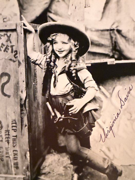 Lot 306: Alice's Wild West Show Virginia Davis signed photo