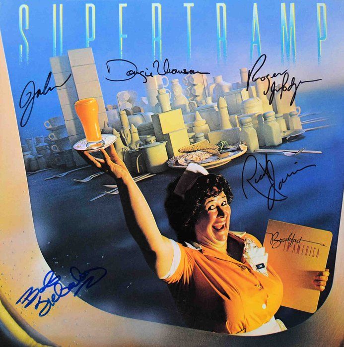 Lot 307: Supertramp signed Breakfast In America album