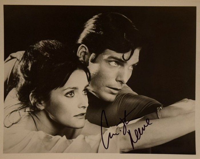 Lot 323: Superman Christopher Reeve signed movie photo
