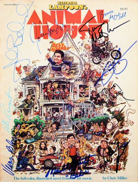 Lot 332: Animal House 1978 cast signed book