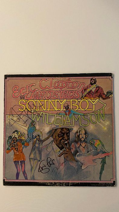 Lot 342: Sonny Boy Williamson & the Yardbirds signed album