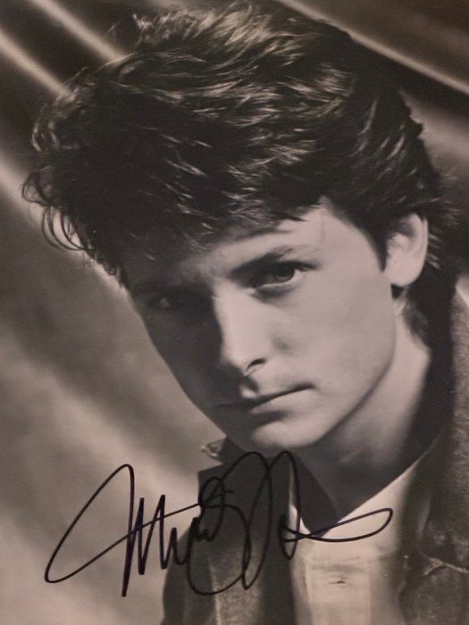 Lot 345: Back to the Future Michael J. Fox signed photo
