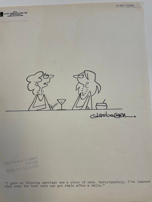 Lot 659: The Better Half Randy Glasbergen Original Cartoon