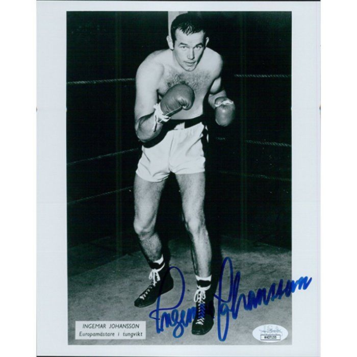 Lot 661: Ingemar Johansson Signed 8x10 Glossy Photo