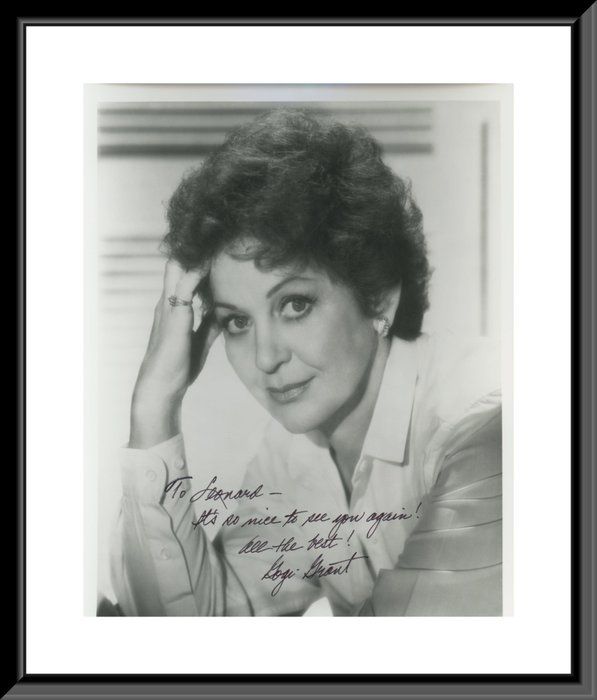 Lot 9: The Wayward Wind Gogi Grant signed photo