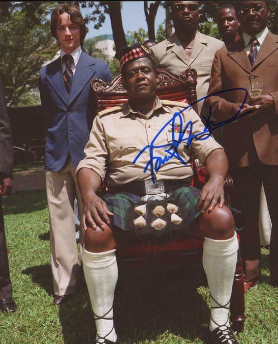 Lot 46: The Last King Of Scotland Forest Whitaker signed photo