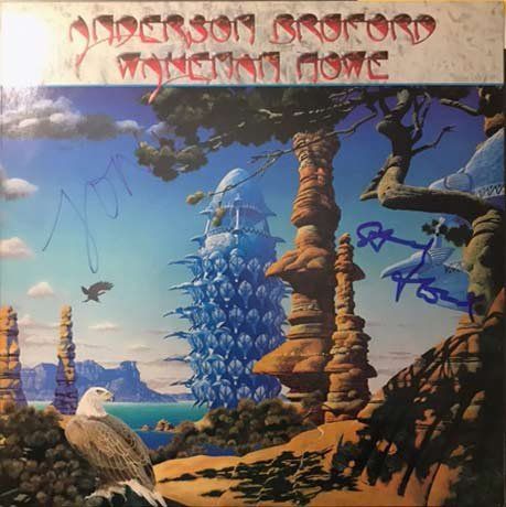 Lot 50: Anderson Bruford Wakeman Howe signed album