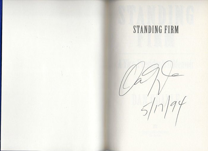 Lot 56: Vice President Dan Quayle signed book