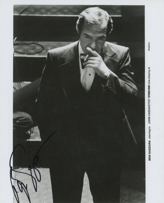 Lot 65: Opening Night signed movie photo