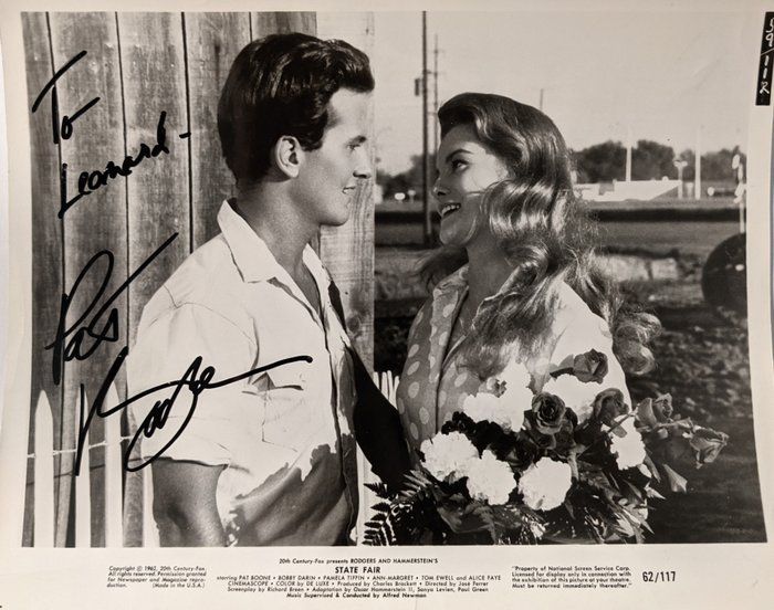 Lot 73: State Fair Pat Boone signed photo