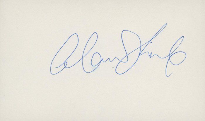 Lot 96: Growing Pains Alan Thicke signature cut