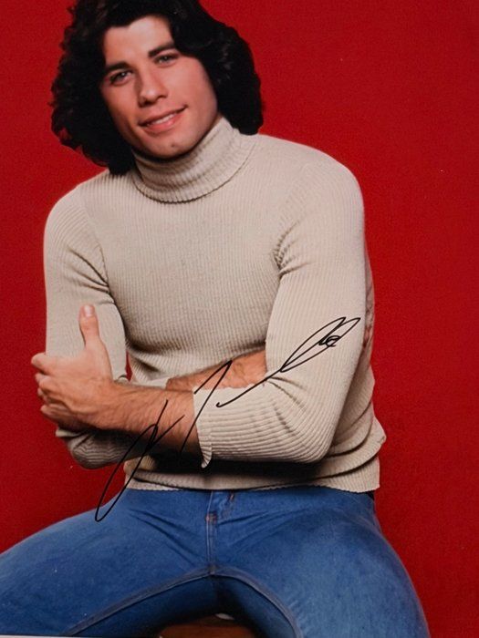 Lot 102: Welcome Back Kotter John Travolta signed photo