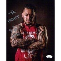 Lot 112: WWE Sefa Fatu Solo Sikoa Signed Photo
