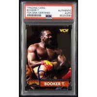 Lot 121: Booker T Signed Card