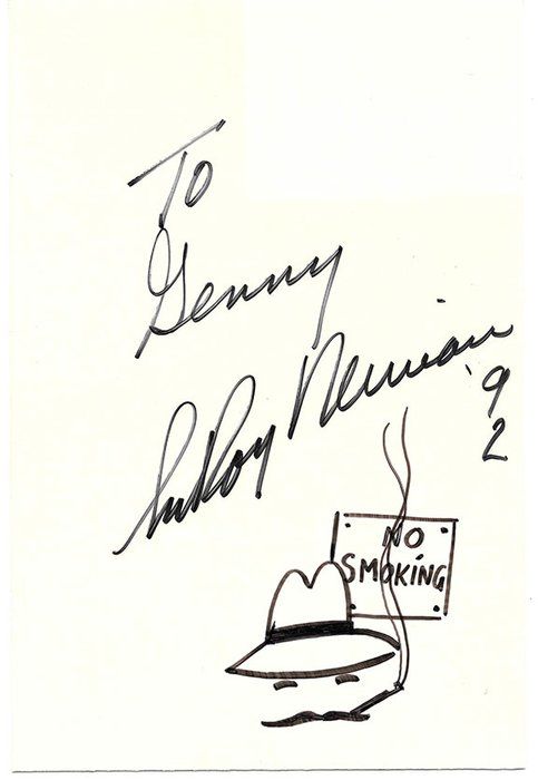 Lot 155: LeRoy Neiman signed sketch