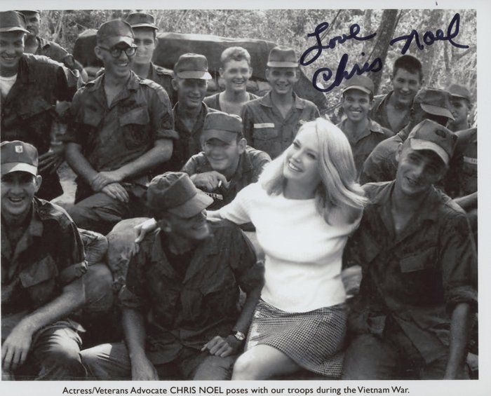 Lot 179: Voice of Vietnam Chris Noel  signed photo