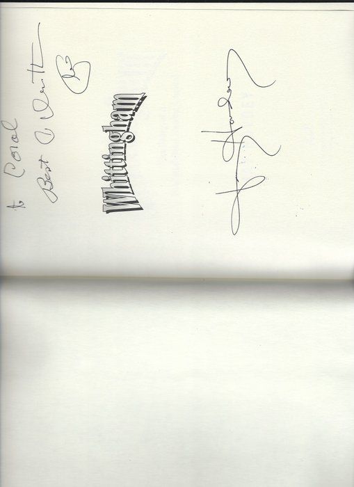 Lot 188: Whittingham Jay Hovdey signed book