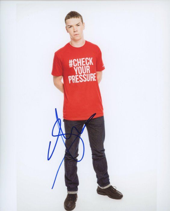 Lot 197: Guardians of The Galaxy Will Poulter signed photo