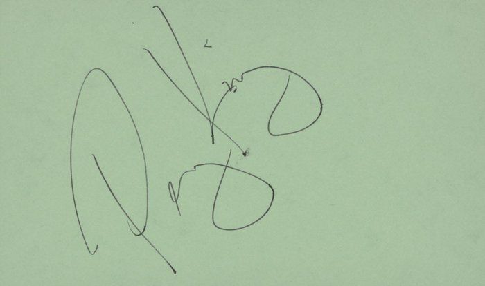 Lot 198: The Lords of Flatbush Perry King signature cut