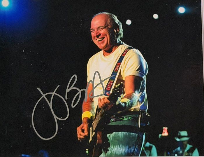 Lot 206: Singer Jimmy Buffett signed photo