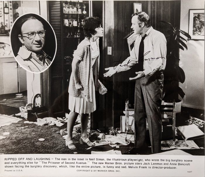 Lot 232: Ripped Off and Laughing Jack Lemmon signed movie photo