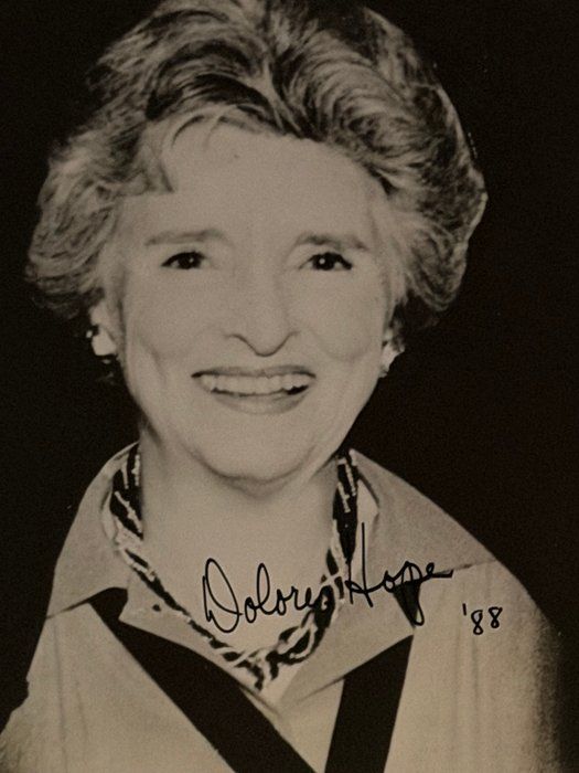Lot 234: Dolores Hope signed photo