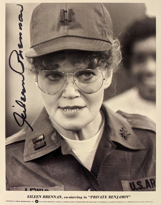 Lot 237: Private Benjamin Eileen Brennan signed photo