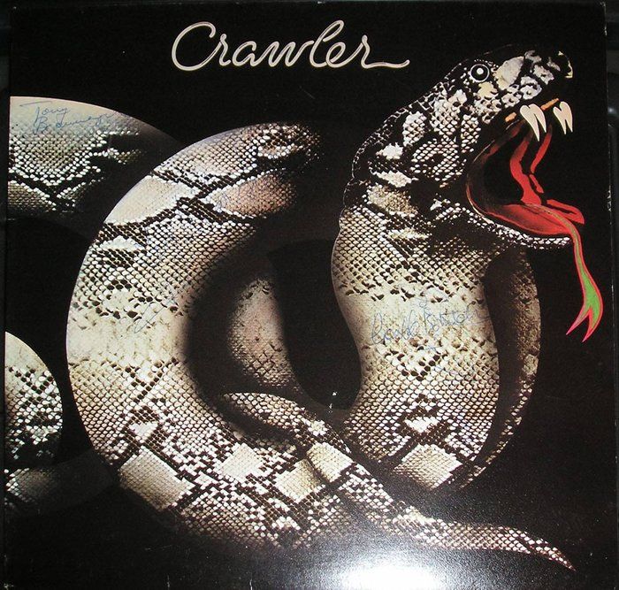 Lot 270: Crawler signed album by Rabbit Bundrick, Tony Braunagel, Geoff Whitehorn and Terry Wilson