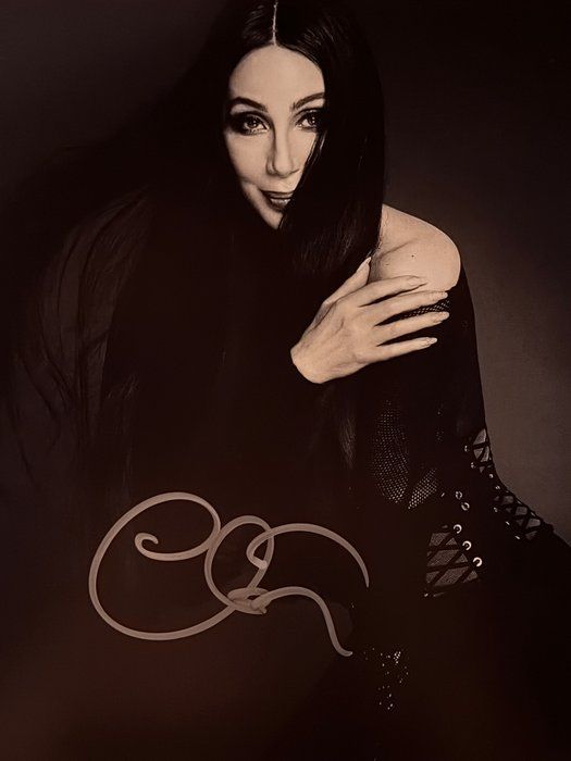 Lot 271: Cher signed photo