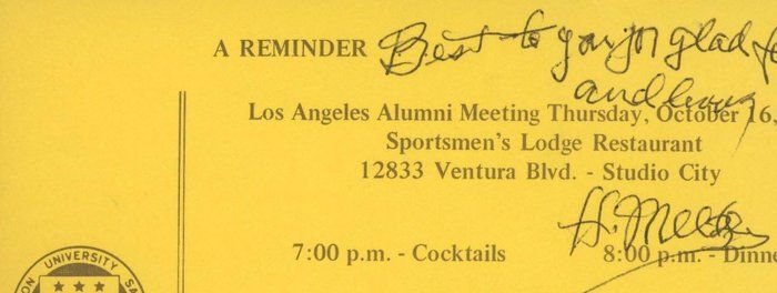 Lot 280: Hyman Meltzer signed ticket