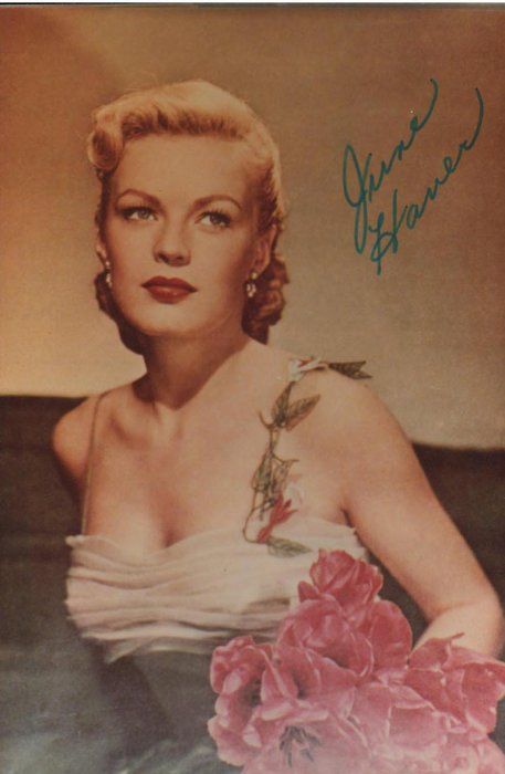 Lot 288: June Haver signed photo