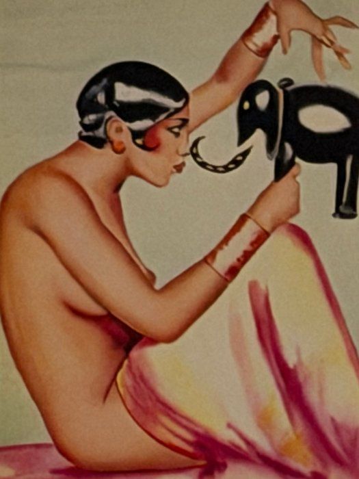 Lot 296: Artist Olivia DeBerardinis Pin Up 1992 Collector Card