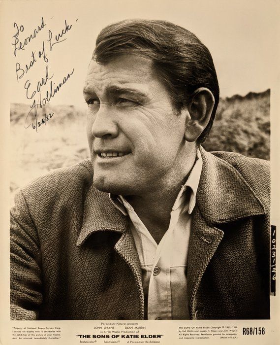 Lot 305: The Rainmaker Earl Holliman signed photo