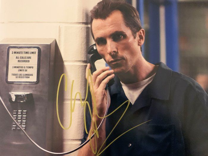 Lot 311: Ford Vs Ferrari Christian Bale signed movie photo. GFA Authenticated