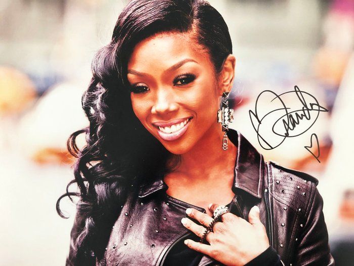 Lot 315: Musician Brandy signed photo