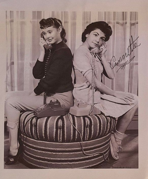 Lot 323: The Mickey Mouse Club Annette Funicello signed photo