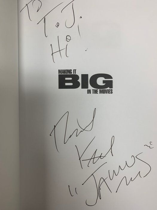 Lot 368: Making It Big In The Movies signed book