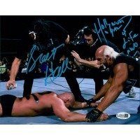 Lot 383: NWO Hulk Hogan Scott Hall Signed Photo