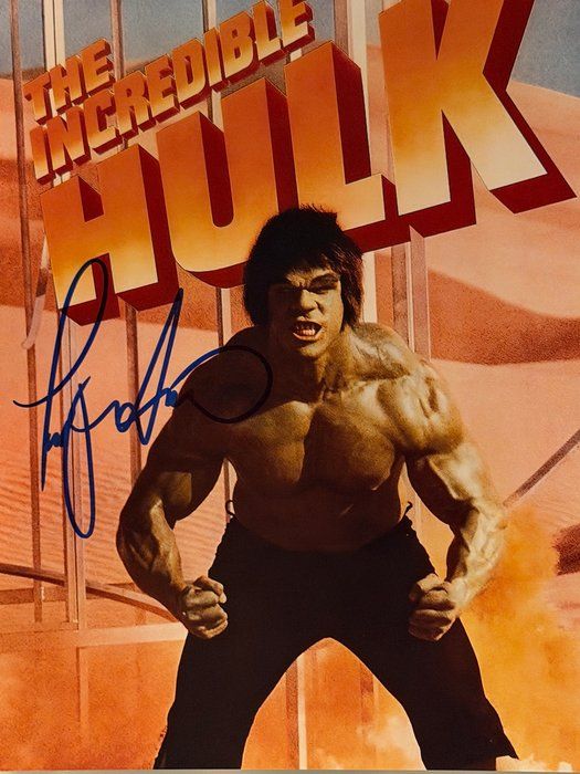 Lot 387: Incredible Hulk Lou Ferrigno signed photo