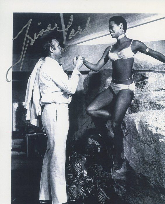 Lot 397: Diamonds Are Forever Trina Parks signed movie photo