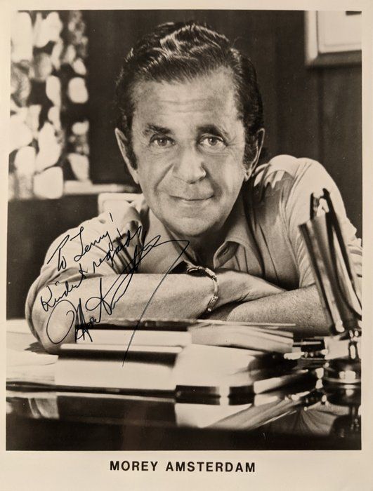 Lot 427: The Dick Van Dyke Show Morey Amsterdam signed photo