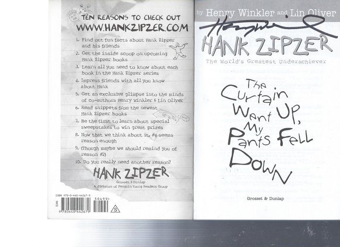 Lot 430: Henry Winkler signed children's book
