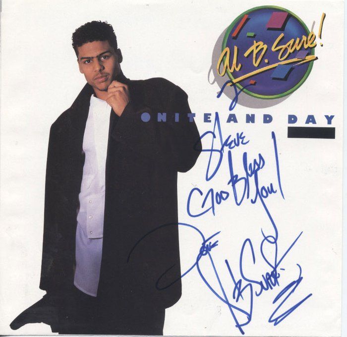 Lot 441: Al B Sure signed 45 sleeve
