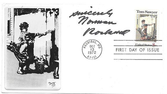 Lot 449: Norman Rockwell Signed Cover