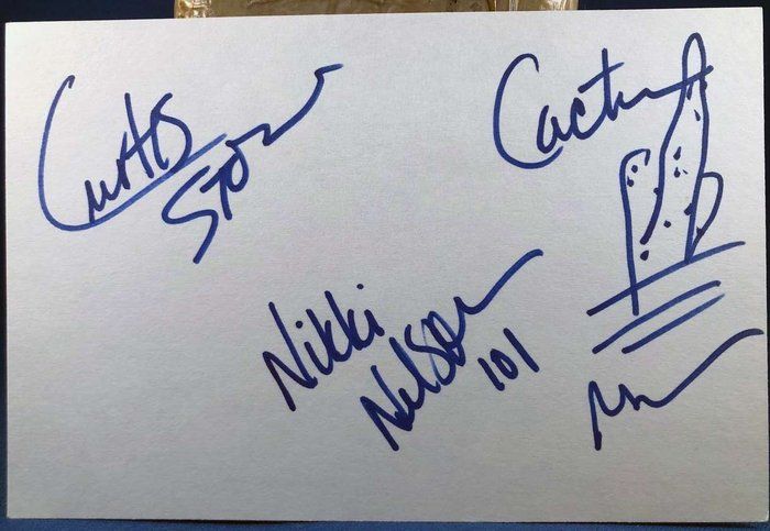 Lot 455: Nikki Nelson original autograph