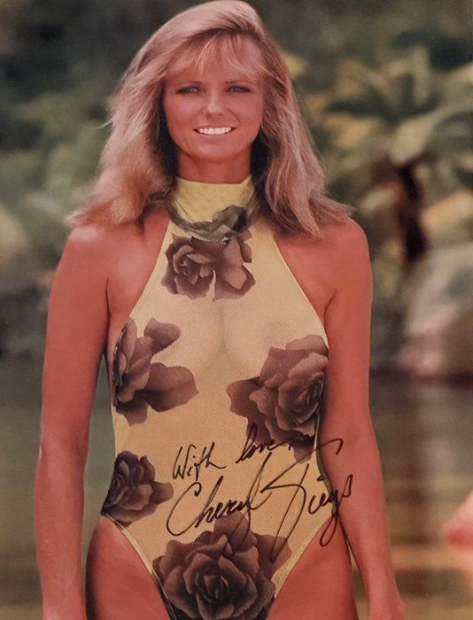 Lot 467: Supermodel Cheryl Tiegs signed photo